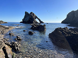 Findochty : Bow Fiddle from the shore