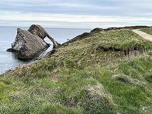 Findochty : Approaching Bow Fiddle