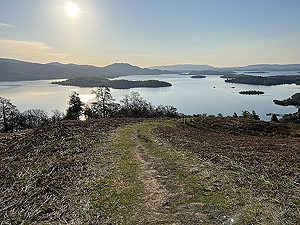 Beinn Dubh : Overlooking Loch Lomond