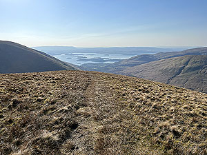 Beinn Dubh : After Mid Hill and the start of the down