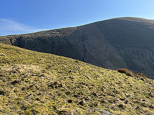 Beinn Dubh : Looking back at the horseshoe