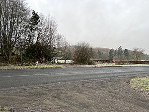 Run loop around Gouk hill : Main A82 road crossing