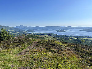 Run look around Gouk hill : View from the top