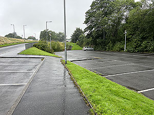 Over the Carman : Rail station car park