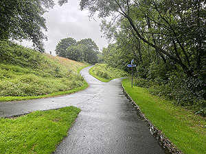 Over the Carman : Turning point off the river path