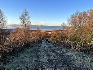 Over the Carman : Looking back towards the Clyde