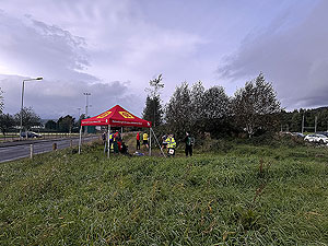 Trident 10K : Start and finish line