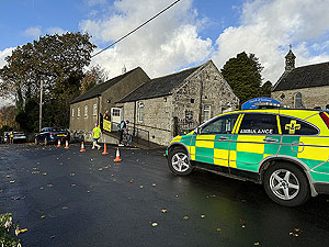 Gallus Running : Path of Condie half marathon : Runners checking in at the start