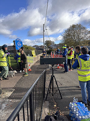 Path of Condie half marathon : From behind the finish line