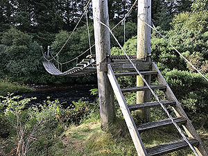 Gallus Running : Bowmore running loop : Bridge over the Lagan- no need to cross this