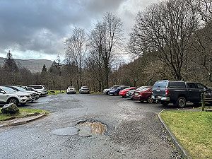 Ardgartan trail race: The first car park