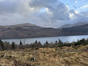 Ardgartan trail race: View of Loch Long
