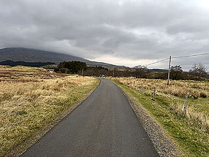 Devil O Highlands : Short tarred section
