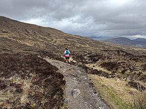 Devil O Highlands : Start of downhill to Kinlochleven