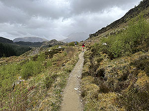 Devil O Highlands : Final part of the narrow trail