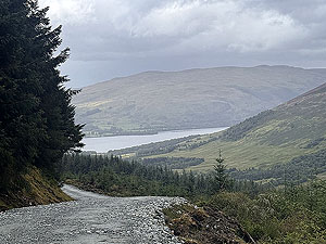 Glen Ample: : Loch Earn from higher up the climb