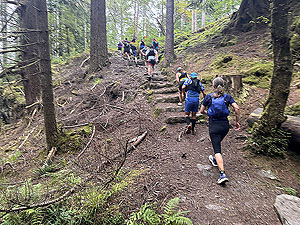 Dunoon Ultra : Alternate route with Puck's Glen closure