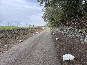 Dunoon Ultra : Off the main road and here starts the killer hill