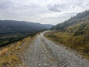 Dunoon Ultra : Looking back downhill