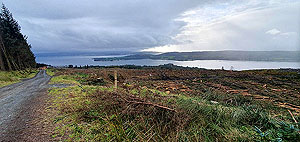 HAAC - Highland mans way : View across the Gareloch and Clyde