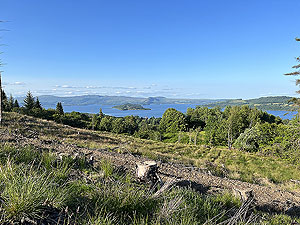 HAAC Gouk Hill : About half way up and the views are getting better and better