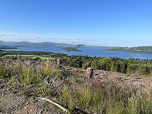 HAAC Gouk Hill : Looking across the loch