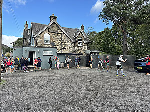 Caringorms trail marathon:  : Instructor led warm up