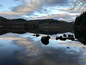 Loch Ard still in the morning