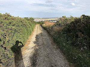 Descent towards Aberdeen airport