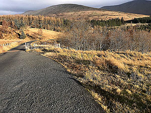Running through Glen Fruin