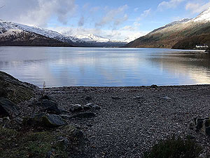 Loch Lomond as part of route to Loch Arklet