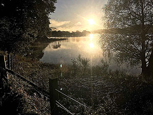 The sun rise doesn't get much better than this.