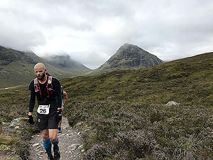 Runners struggle on the Glen Coe marathon